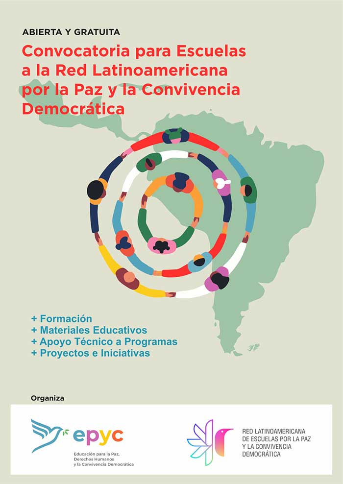 Convocatoria para Escuelas a la Red Latinoamericana por la Paz y la Convivencia Democrática