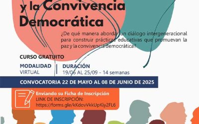 VI Versión Curso educación para la paz y la Convivencia Democrática 2025